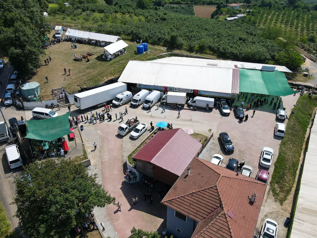 Gündüz Besi Çiftliği drone görüntüsü